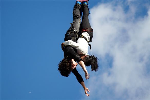 Lovers Leap Tandem Jump with Champagne Celebration 