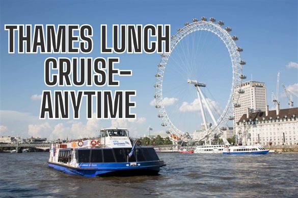 Thames Lunch Cruise - Anytime