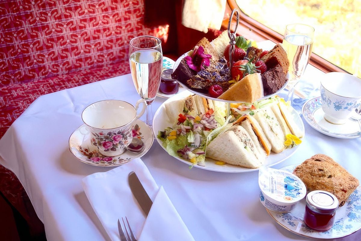Luxury Afternoon Tea in a Private Railway Compartment for Two