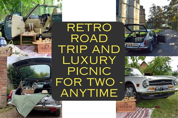 Retro Road Trip And Luxury Picnic for Two - Anytime