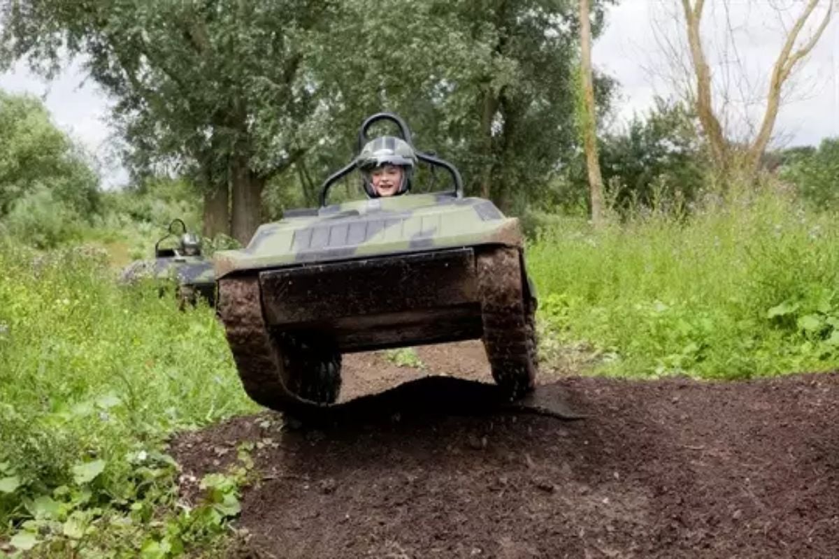 Mini Tank Driving for Four in Hampshire (Ages 8+)