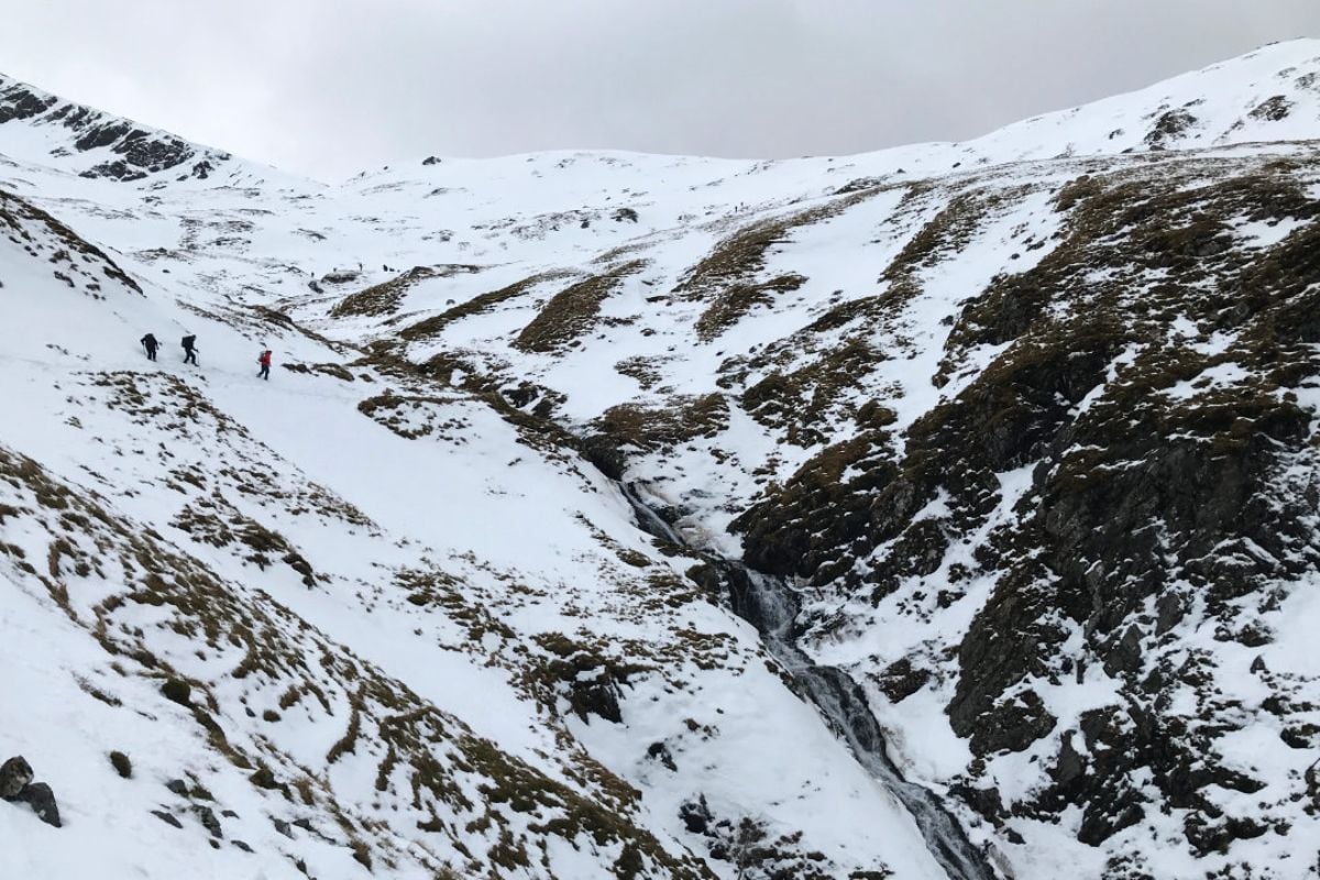 One Day Guided Winter Mountain Walk in Scotland