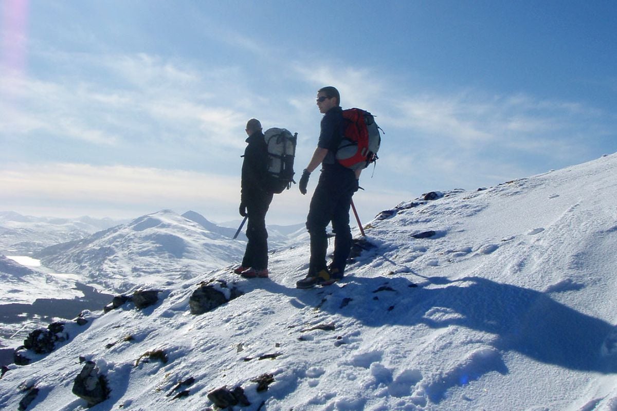 One Day Guided Winter Mountain Walk in Scotland
