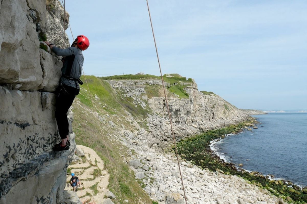 One Day Rock Climbing Course in Dorset