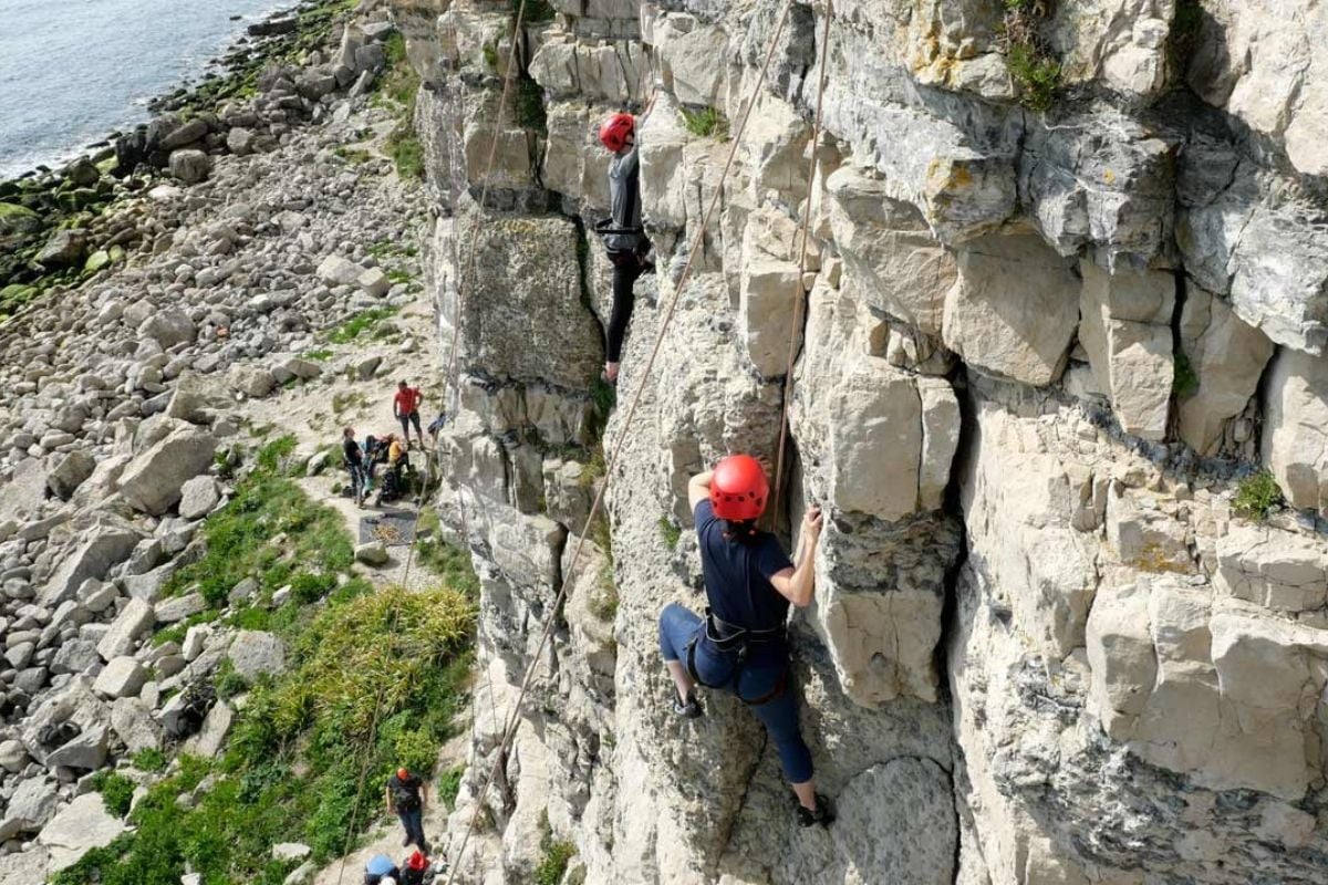 One Day Rock Climbing Course in Dorset
