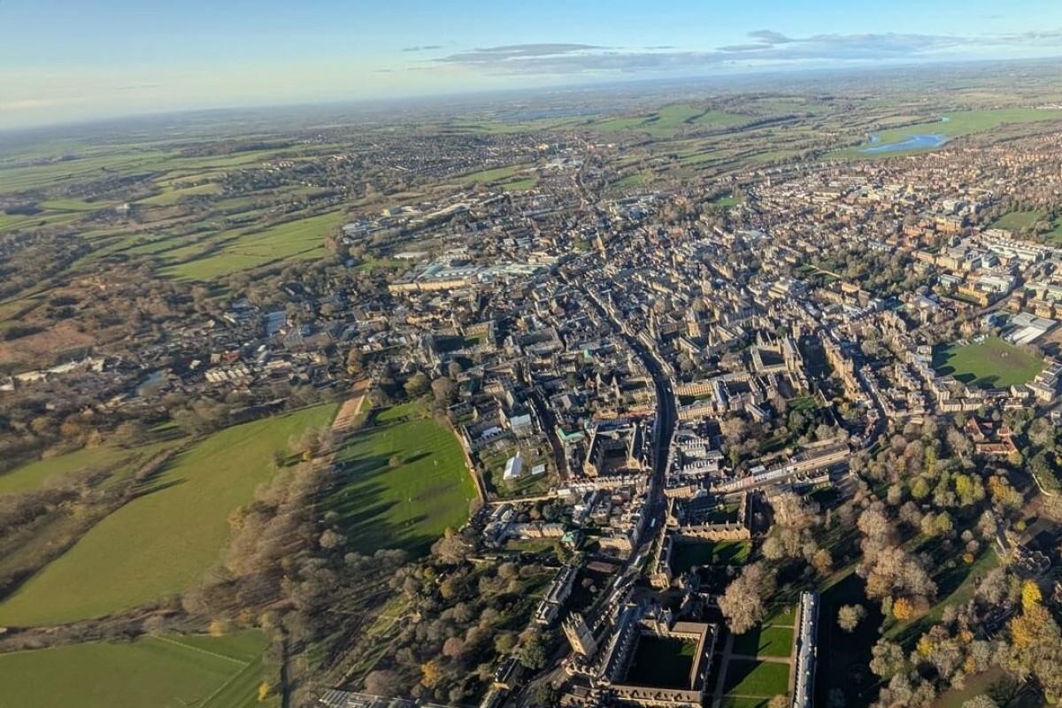Oxford City Helicopter Sightseeing Tour for One