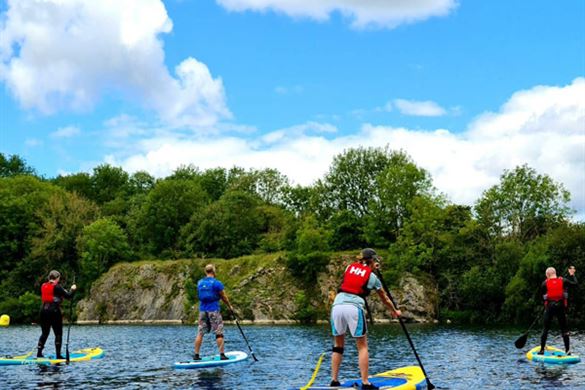 Paddleboarding Vobster Quay -  Somerset