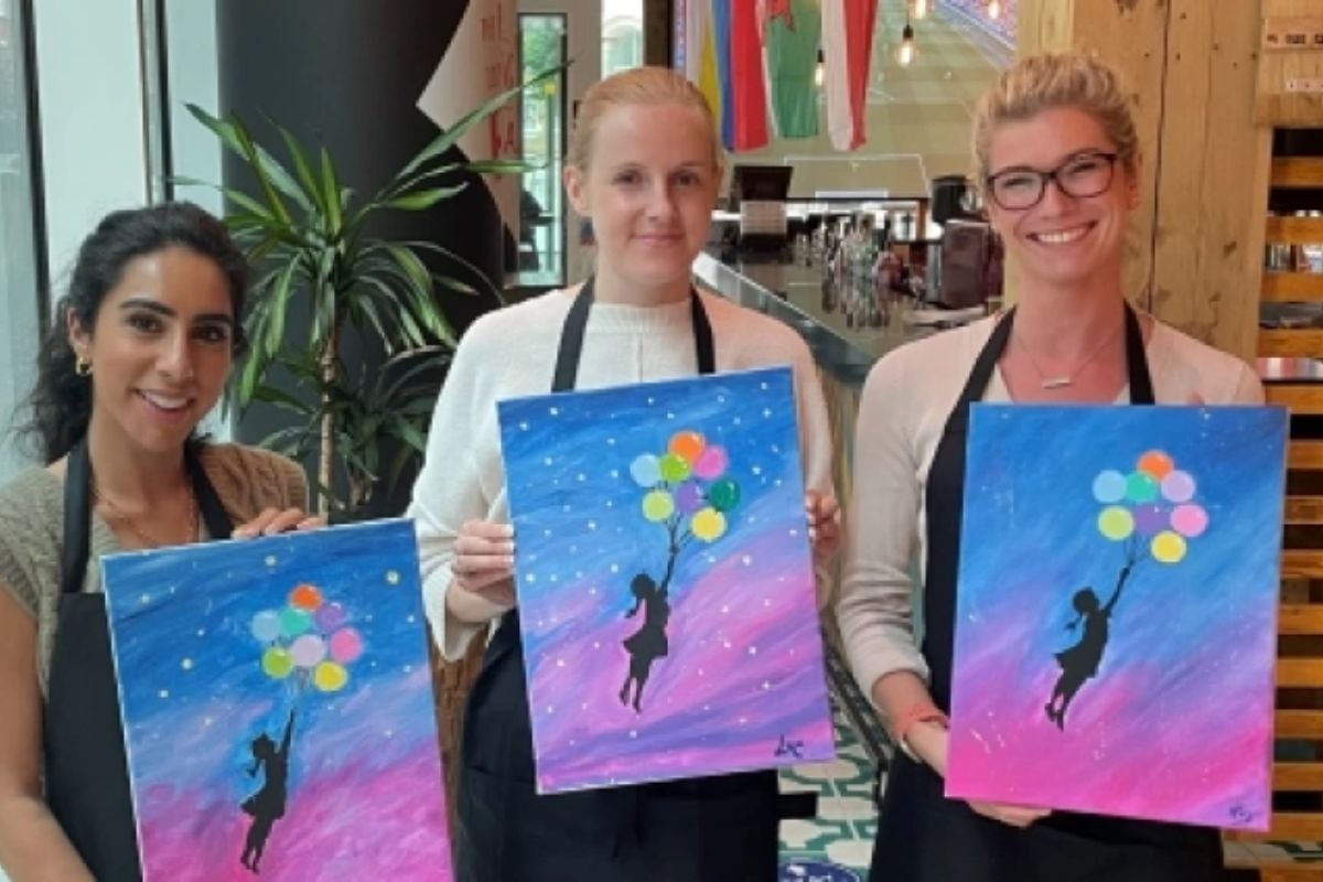 Paint and Sip Art Class in London