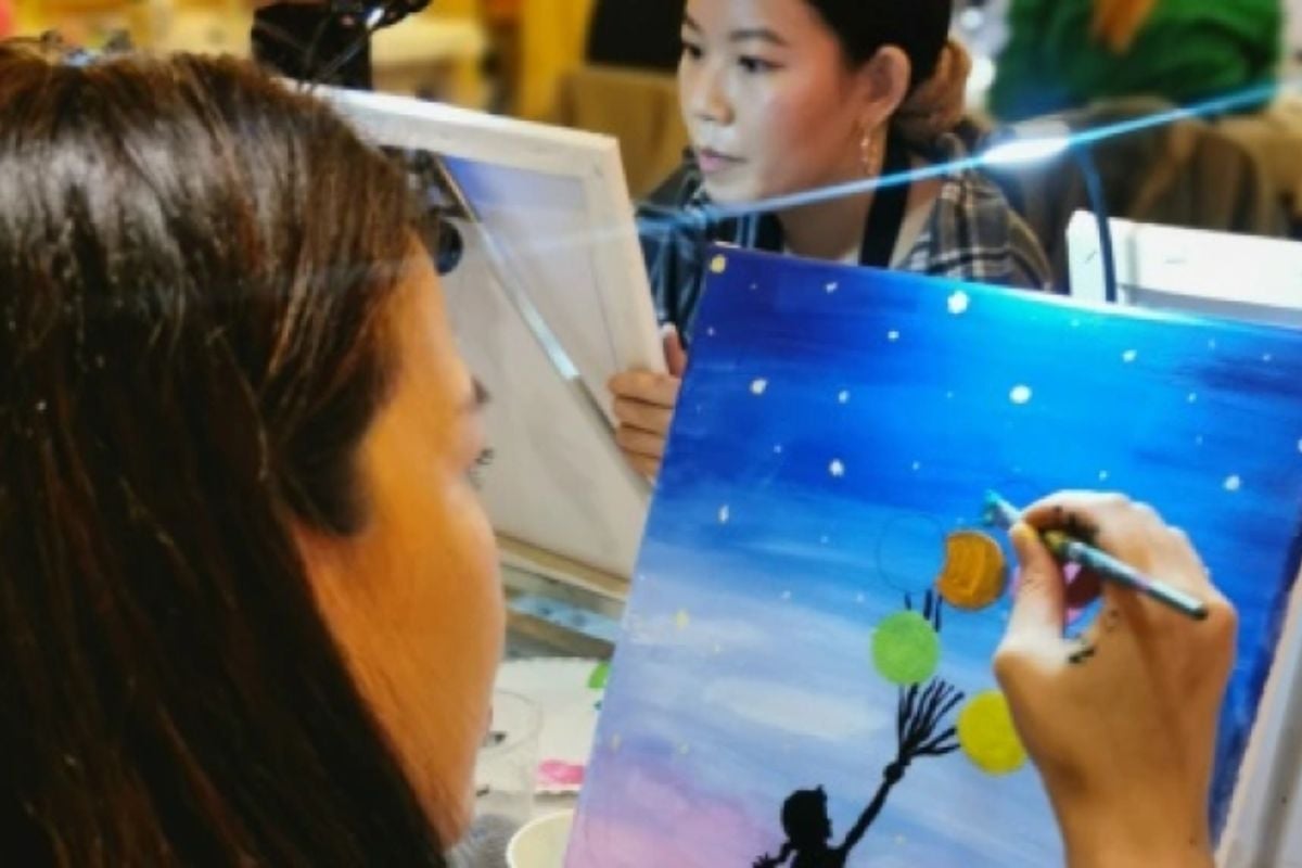 Paint and Sip Art Class in Manchester