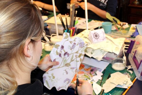 Paper Lampshade Making Experience - London