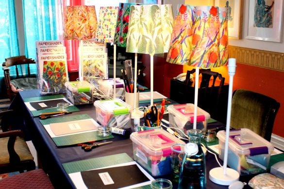 Paper Lampshade Making Experience - London