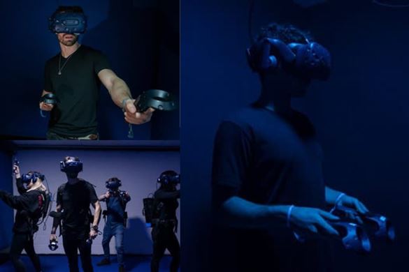 Virtual Reality Premium Free-Roaming for Four