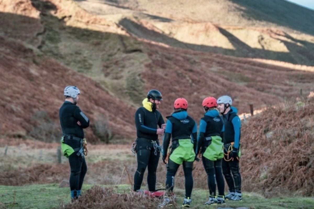 Clackmannanshire Private Group Canyoning Adventure for Six