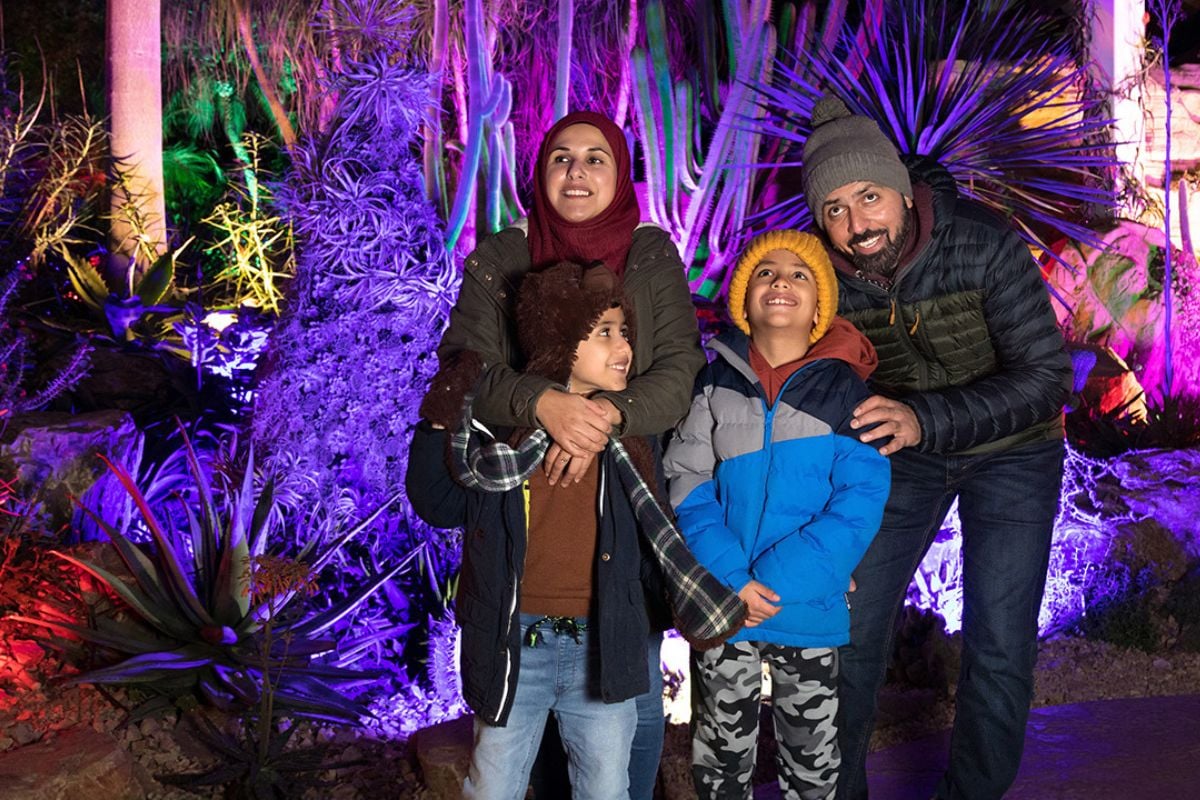 RHS Wisley Glow Tickets for 2 Adults and 2 Children