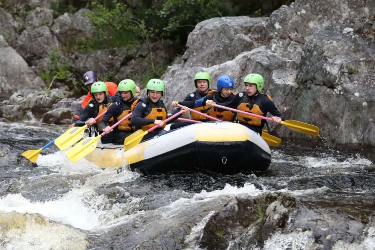 River Tummel Rafting: Epic Rapids & 18ft Waterfall