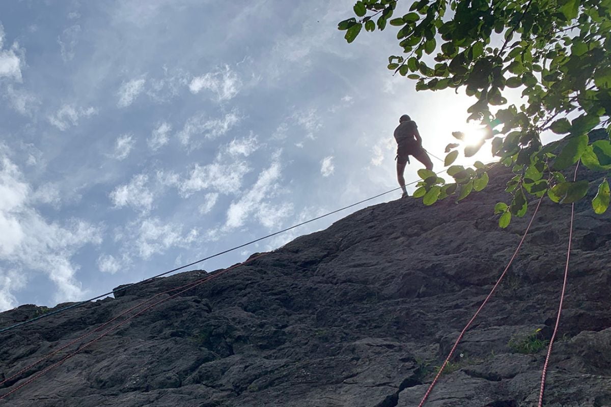 Rock Climbing Taster at Dinas Rock in South Wales
