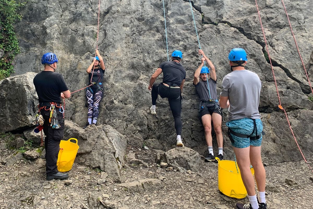 Rock Climbing Taster at Dinas Rock in South Wales