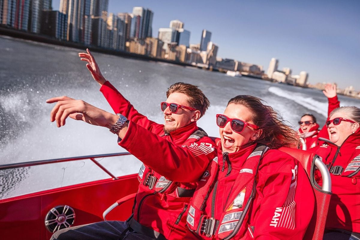 'Rocket Rebel' Thames Speedboat Adventure (2 Adults and 2 Children)