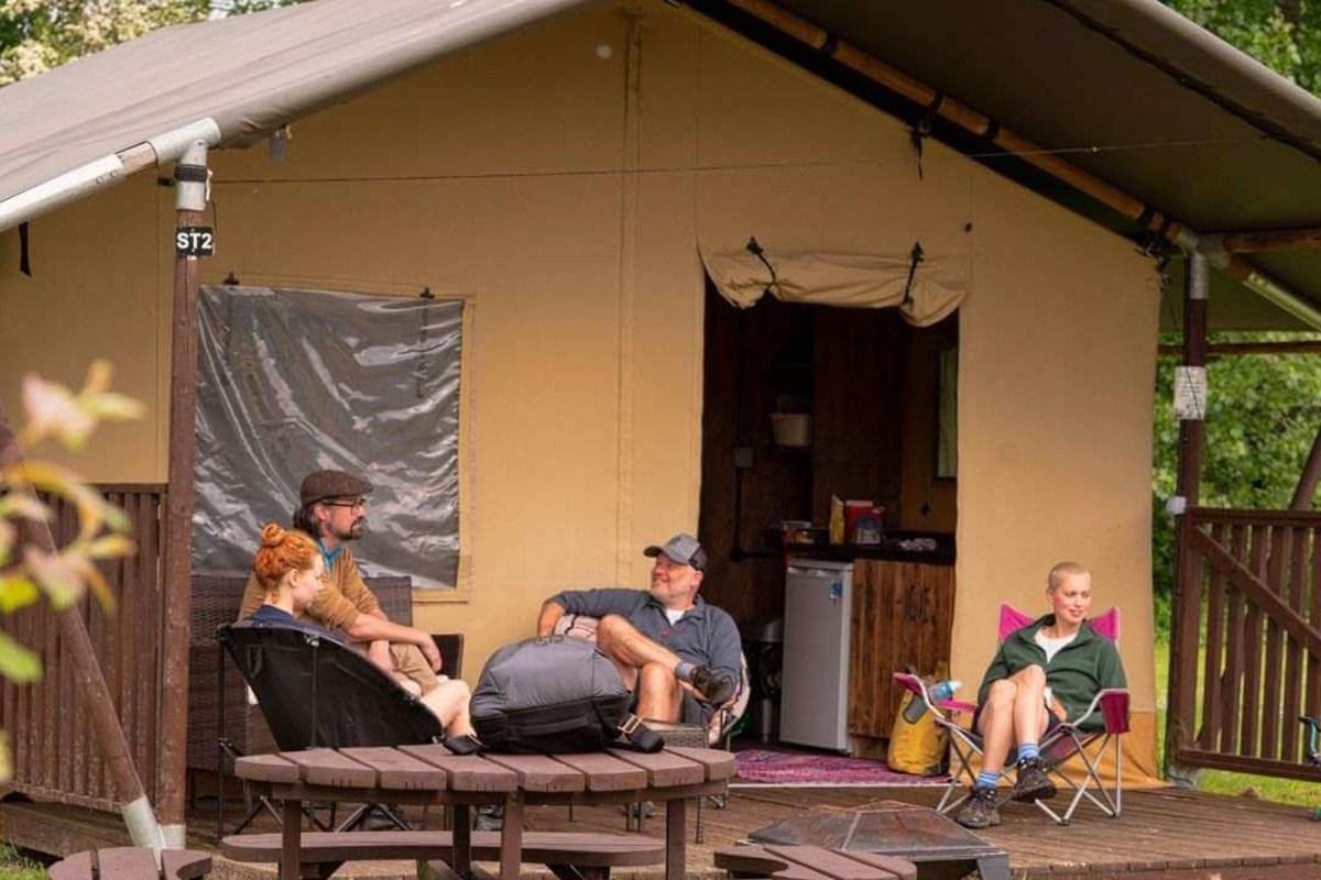 Two Night Safari Tent Camping for Up to Five in Hertfordshire