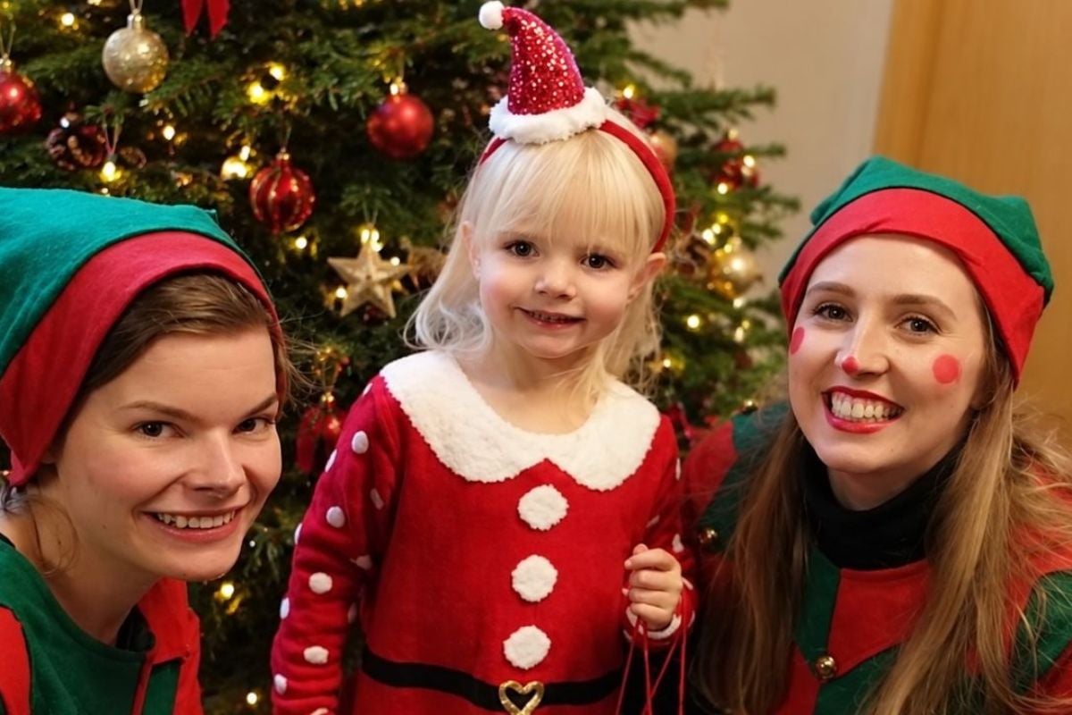 Santa's Christmas Elf Private Helicopter Adventure for Four in Kent