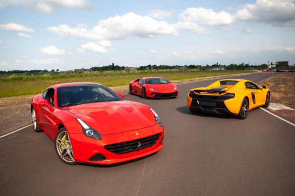 Six Supercar Thrill with High Speed Passenger Ride
