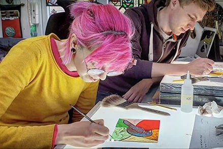 Stained Glass Painting Workshop - Birmingham