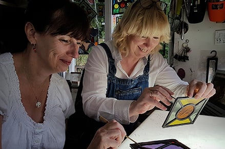 Stained Glass Painting Workshop - Birmingham