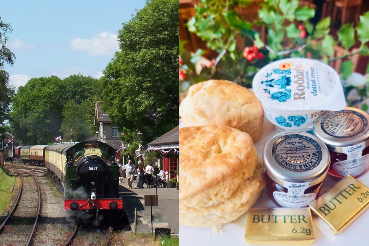 Steam Train Cream Tea for Two - Special Offer