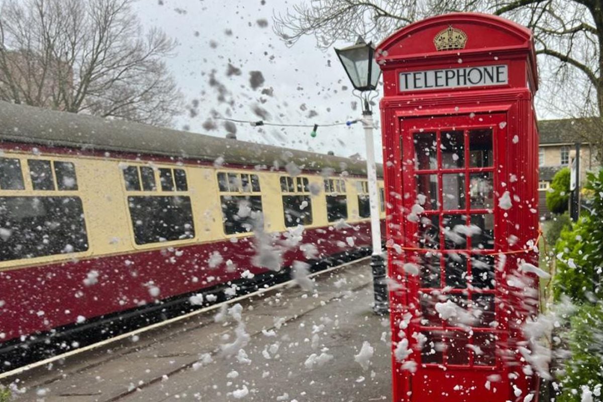 Christmas High Tea & Steam Train Ride in Somerset for Two