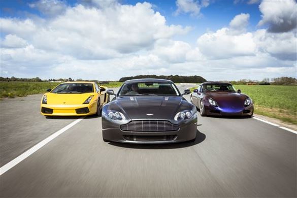 Five Supercar Thrill Driving Experience - 44 Laps