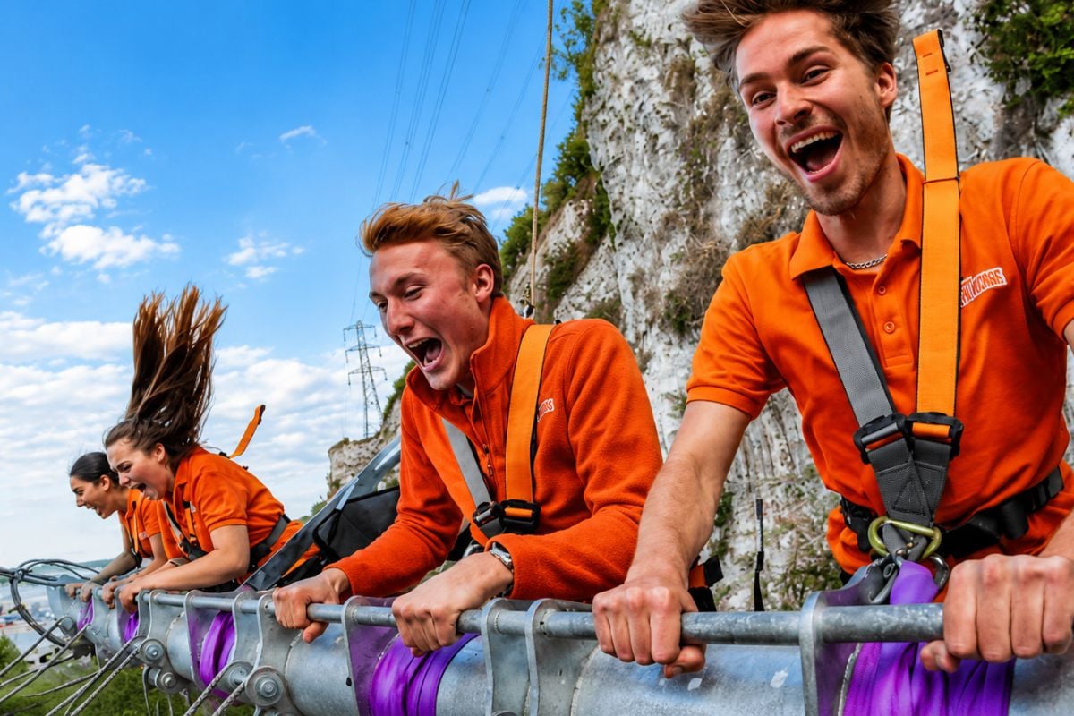 The Giant Swing for Four at Bluewater