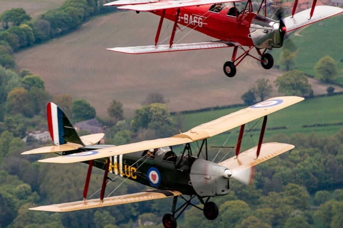 The Ultimate Dambusters Run Tiger Moth Flight
