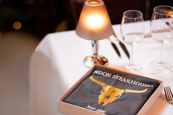 Three Courses and Champagne for Two at London Steakhouse Co