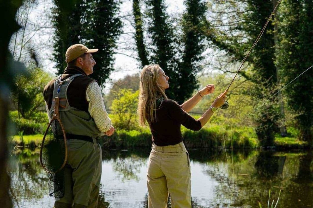 Two Hour Exclusive Fly Fishing for Two in Hampshire