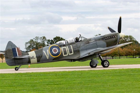 Two Seater Spitfire Flight Heritage Hangar Visit