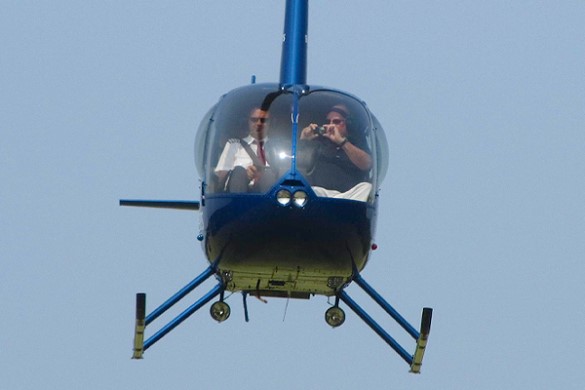 Helicopter Training Session From Goodwood Aerodrome