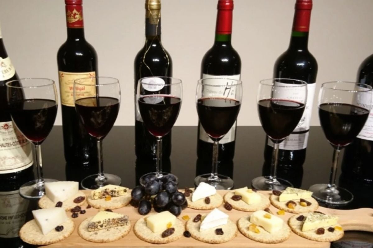 Vintage and Estate Red Wine and Cheese Tasting for Two