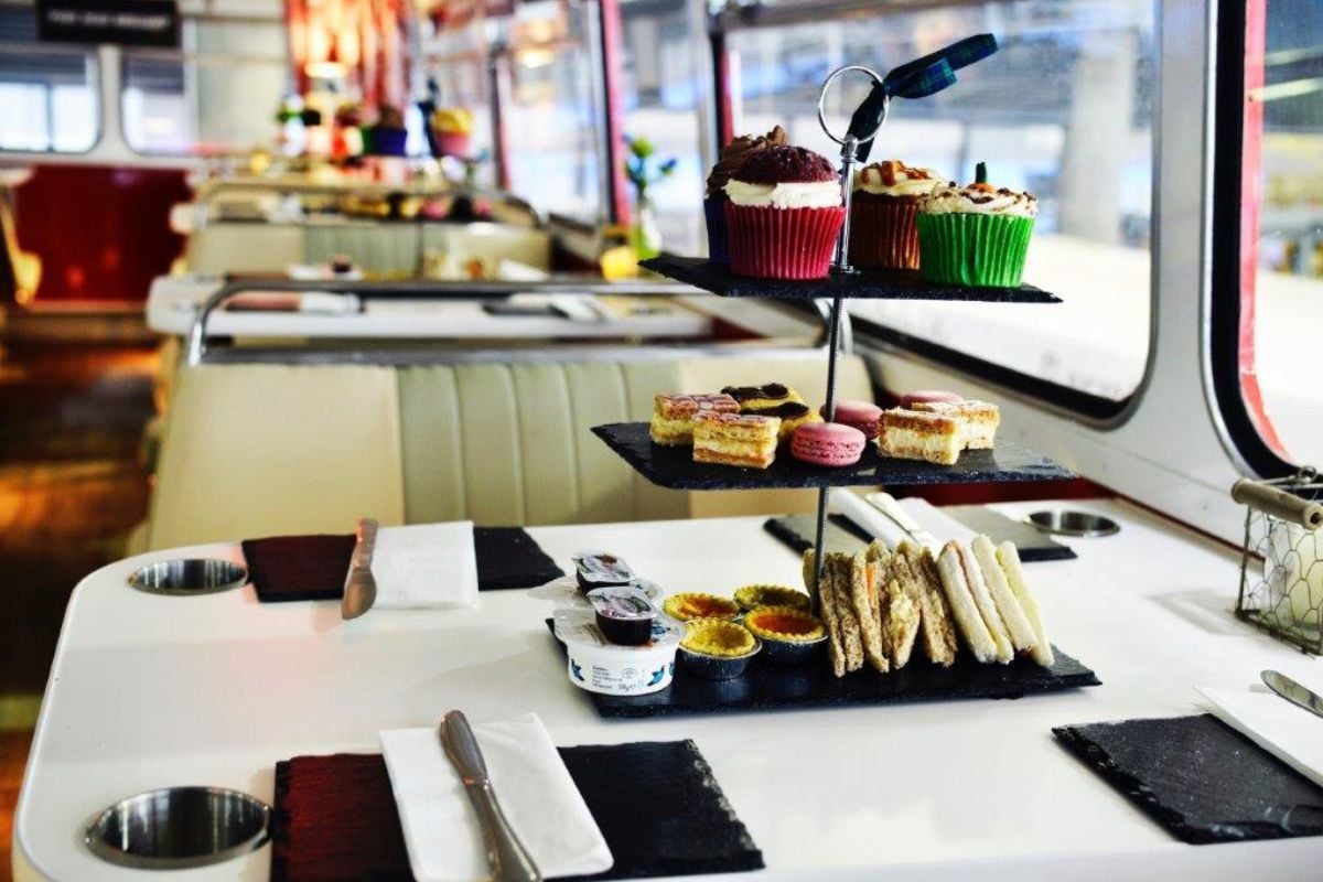 Vintage Bus Tour & Sparkling Afternoon Tea for Two