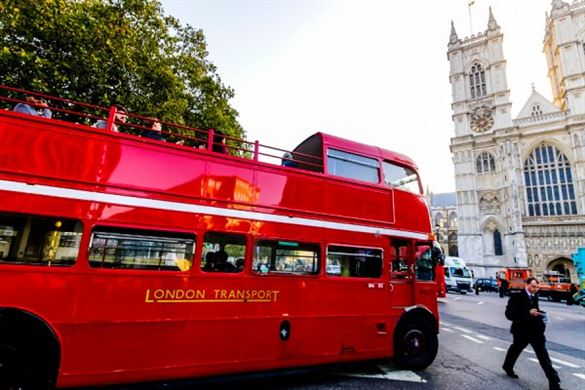 Vintage Open Top Bus Tour and Afternoon Tea