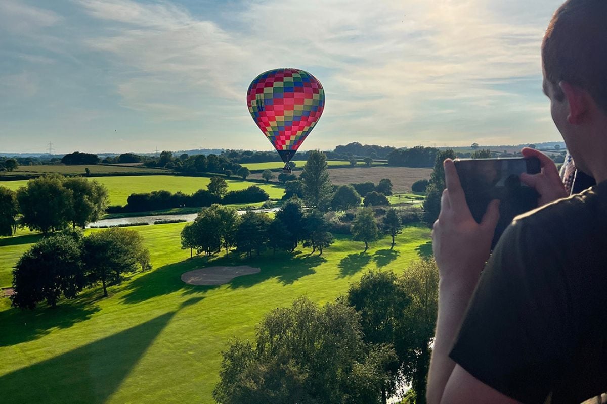Weekday Shared Hot Air Balloon Ride in Exeter