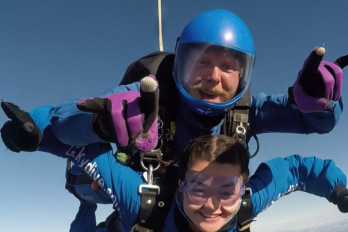 Weekday Tandem Skydiving Jump at Headcorn Airfield