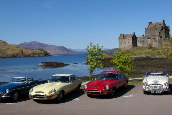 Weekend Classic Car Rental in Scotland (Choice A)