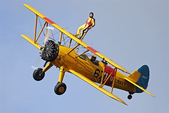 Wing Walking Day in Yorkshire
