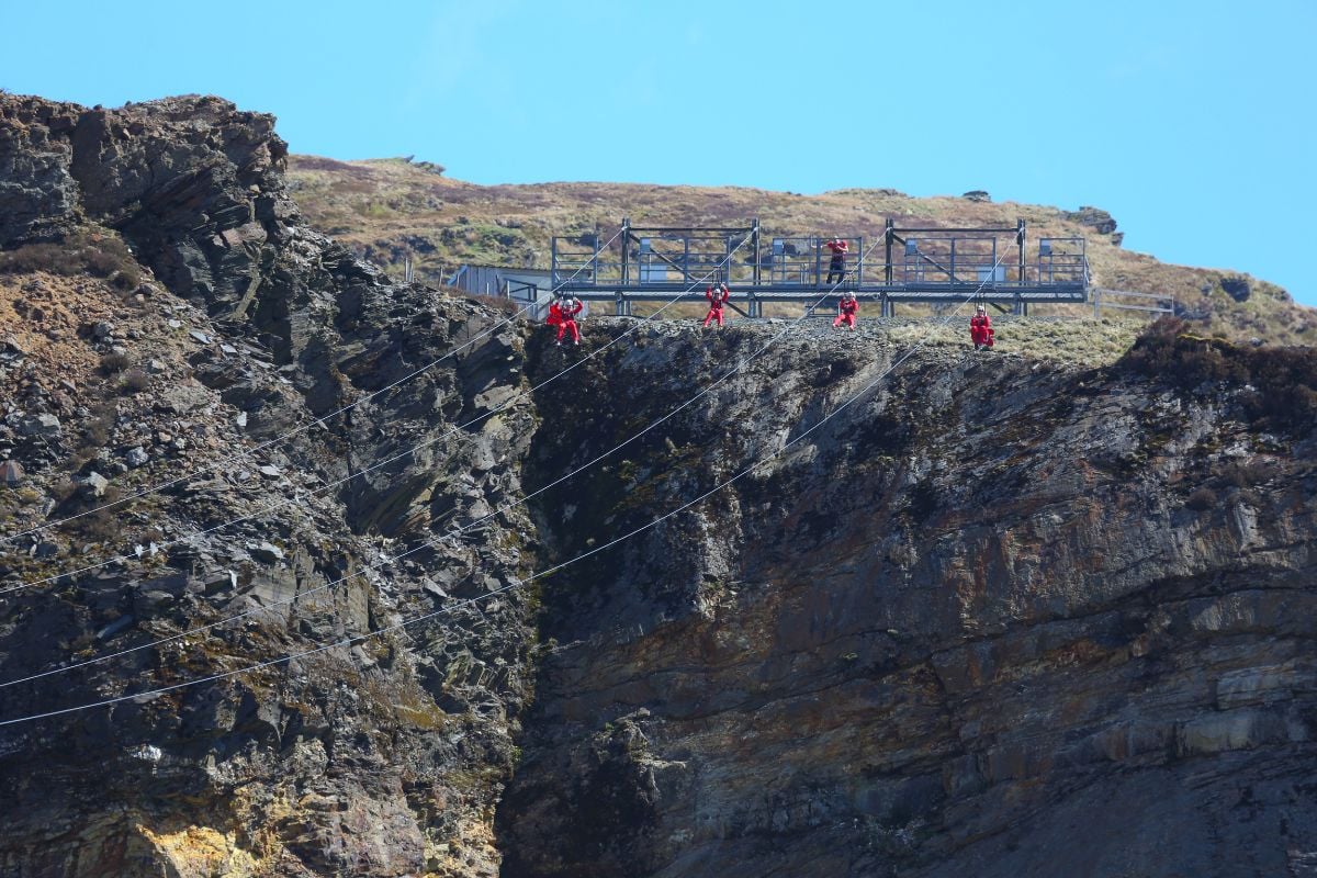Zip World Titan for Two at Llechwedd