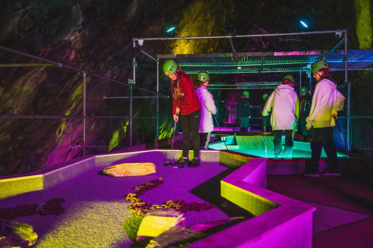 Zip World Underground Golf for Two