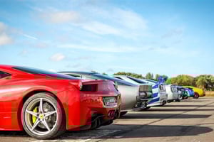 Supercar 6 Thrill - Anytime inc High Speed Ride and Photo Print