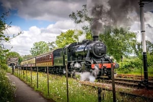 Whistlestop Cream Tea And Train Ride for Two - Somerset