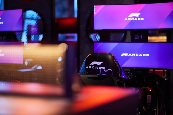F1® Arcade Simulator Racing Experience with Prosecco and Small Plates for Four
