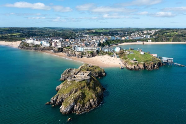 Private Pembrey and Tenby Helicopter Tour