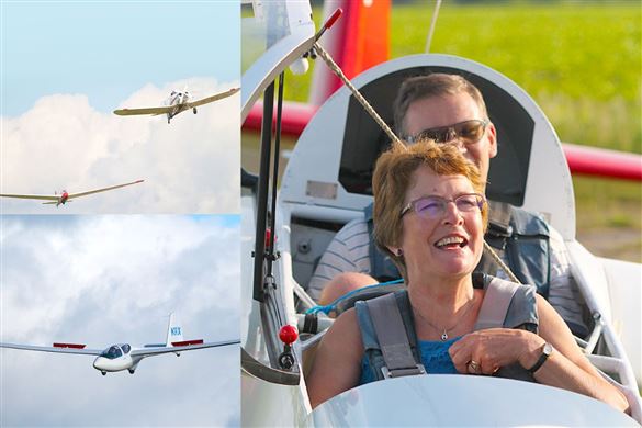 Single Winch Launch Glider Flight - Essex